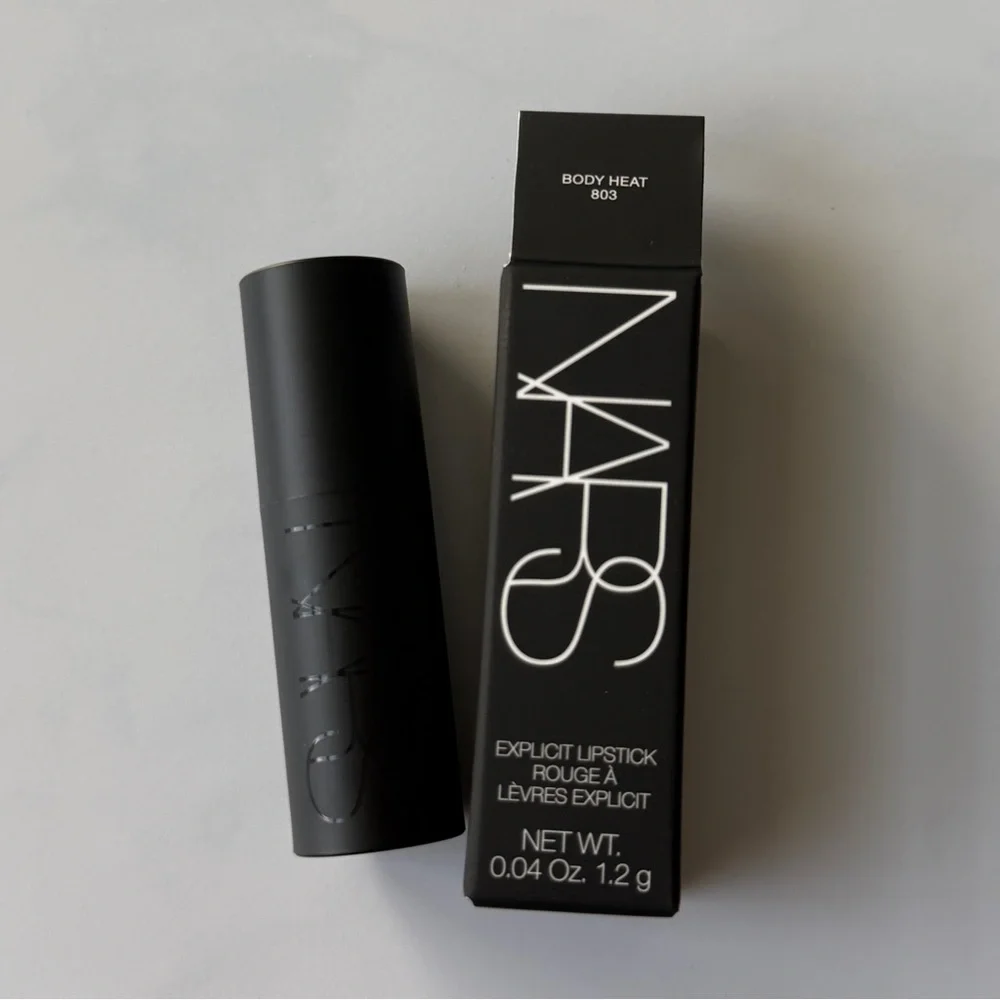 NARS Explicit Mini Lipstick in 803 Body Heat — Warm Brown-Red